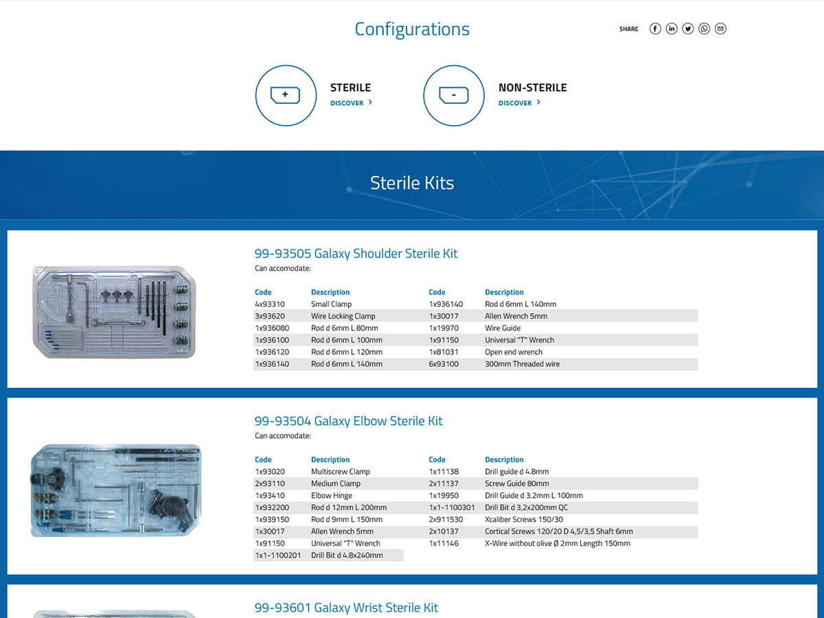Galaxy Fixation Configuration Kits | Orthofix Galaxy Fixation™